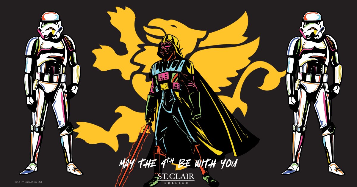 StClairCollege's tweet image. May the 4th be with you, Saints! ✨
Whether you're powering through classes or enjoying a well-deserved break, may the Force keep you focused—or fully relaxed. Either way, you’ve earned it.
#May4th #SaintsNation #StudentLife #StClairCollege