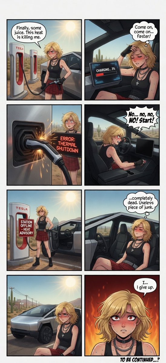 MeetSwag's tweet image. Ever been stuck in the middle of a desert in a cybertruck? #arizonaheat #cybertruck