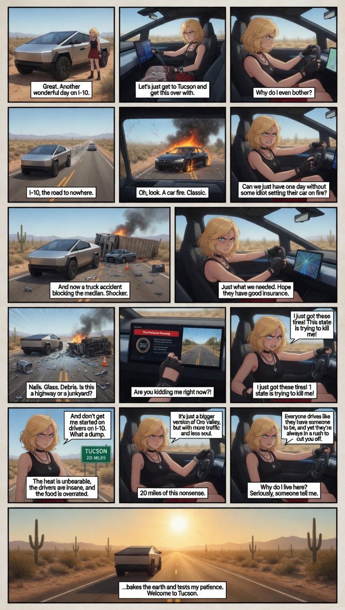 MeetSwag's tweet image. Ever been stuck in the middle of a desert in a cybertruck? #arizonaheat #cybertruck