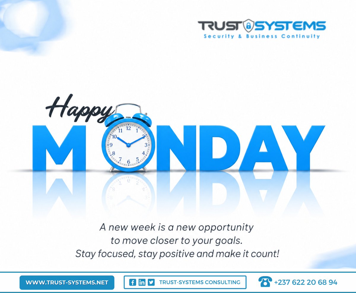 TrustSystems3's tweet image. Le lundi est idéal pour recalibrer vos objectifs !

Chez TRUST-SYSTEMS, notre priorité est de synchroniser l'innovation technologique avec vos besoins stratégiques les plus complexes. 

Excellente semaine de productivité à tous !

#MondayMotivation #TrustSystems #Innovation