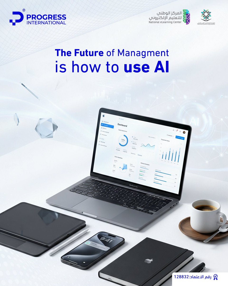 Progress2050's tweet image. CEOs who use AI are moving faster and making better decisions 
 
Join our approved program in Saudi Arabia 
 
Delivered by Abdulrahman Saleem in collaboration with Progress International 
 
Coming Soon.
  Save your seat Now
#Management #Leadership #AI #KSA