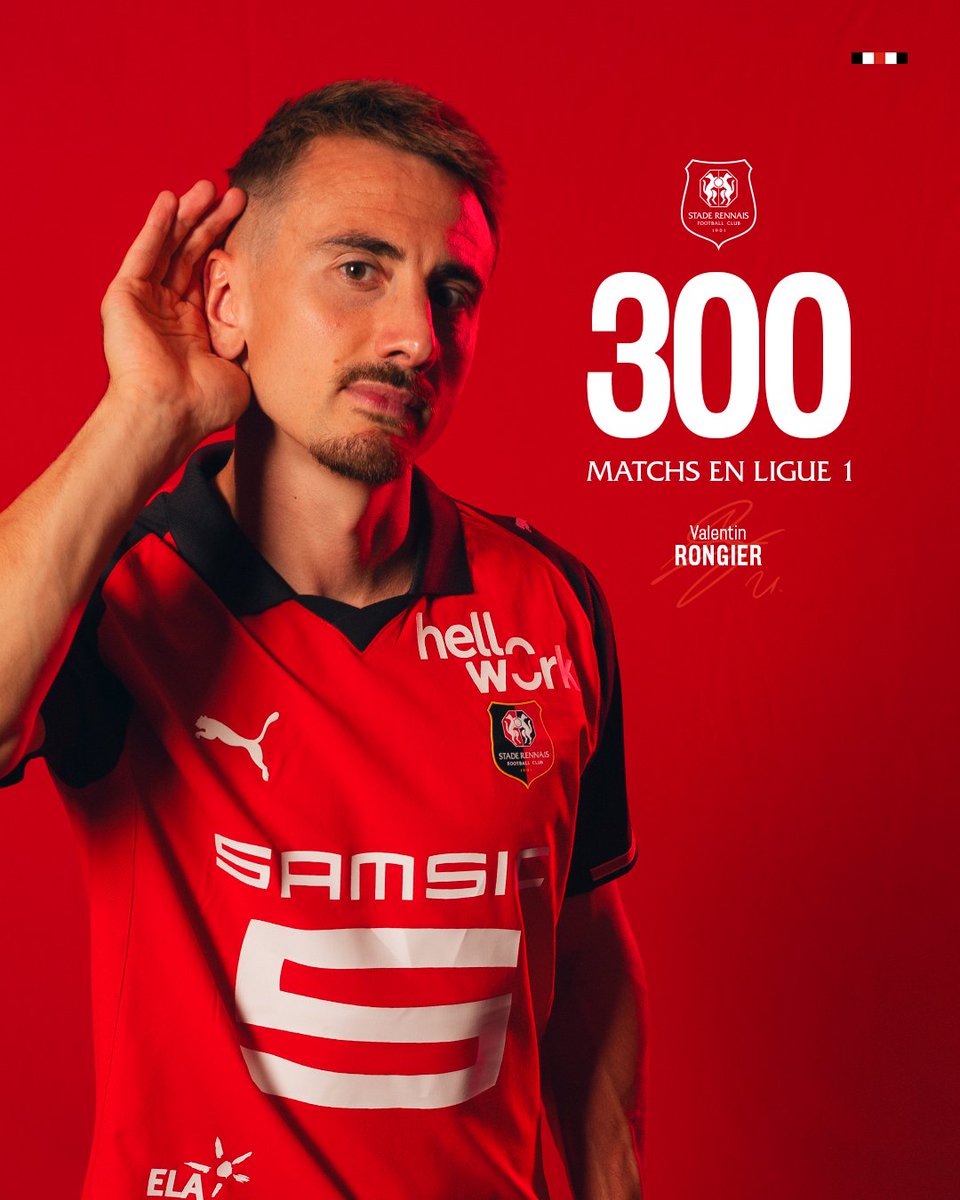 300% 🫡

Sur la pelouse lyonnaise, notre capitaine a atteint le cap marquant des 300 matchs joués en <a href="/Ligue1/">Ligue 1 McDonald's</a>. 

Figure du championnat, infatigable dans l'entrejeu, ses prestations portent le sceau de la régularité. 𝙁𝙚́𝙡𝙞𝙘𝙞𝙩𝙖𝙩𝙞𝙤𝙣𝙨 𝙑𝙖𝙡𝙚𝙣𝙩𝙞𝙣 💼