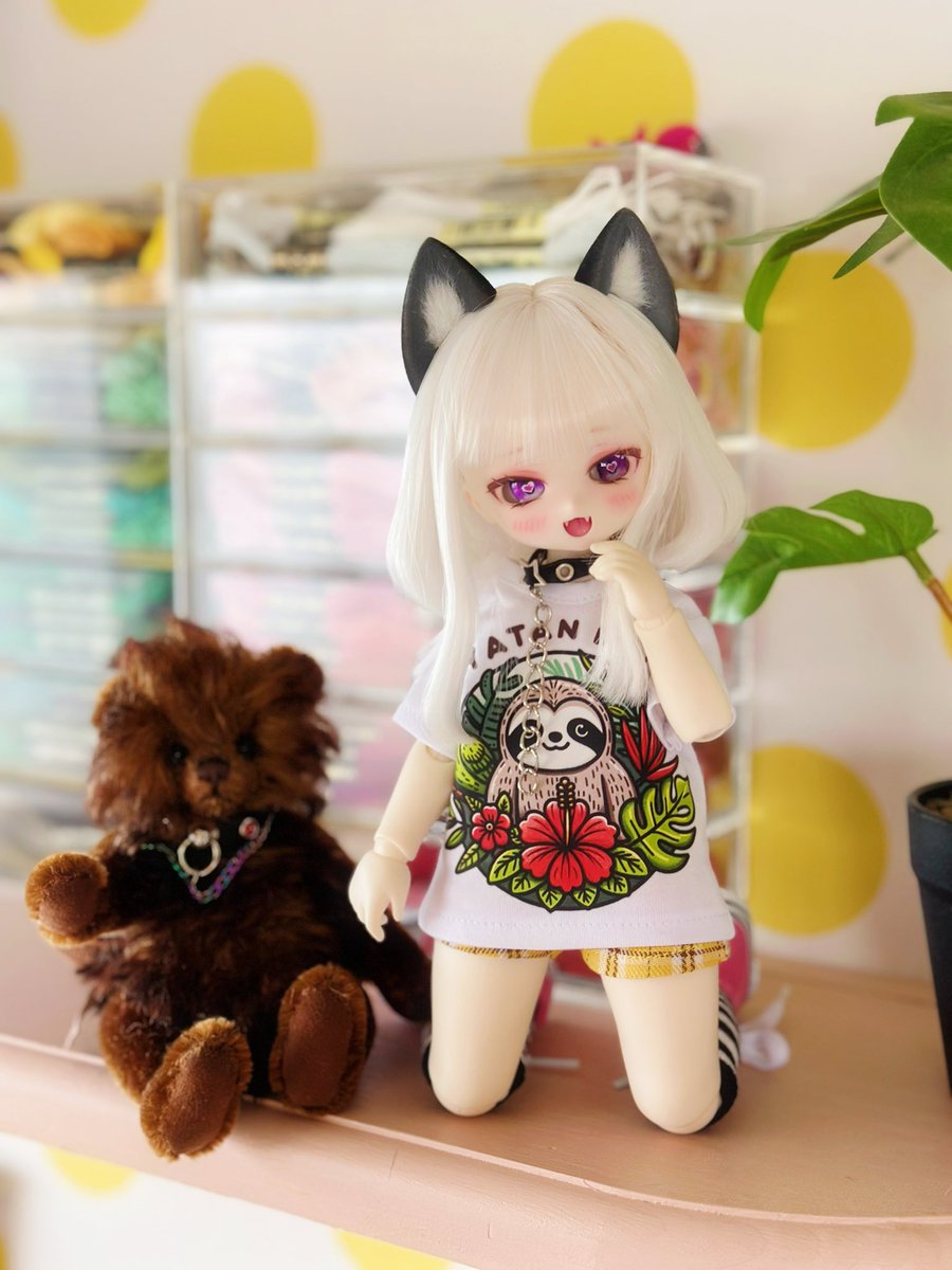 カスタムリメイクしたべち子ちゃん🐈‍⬛💕 #tinyfox #りーちゃんっ子
