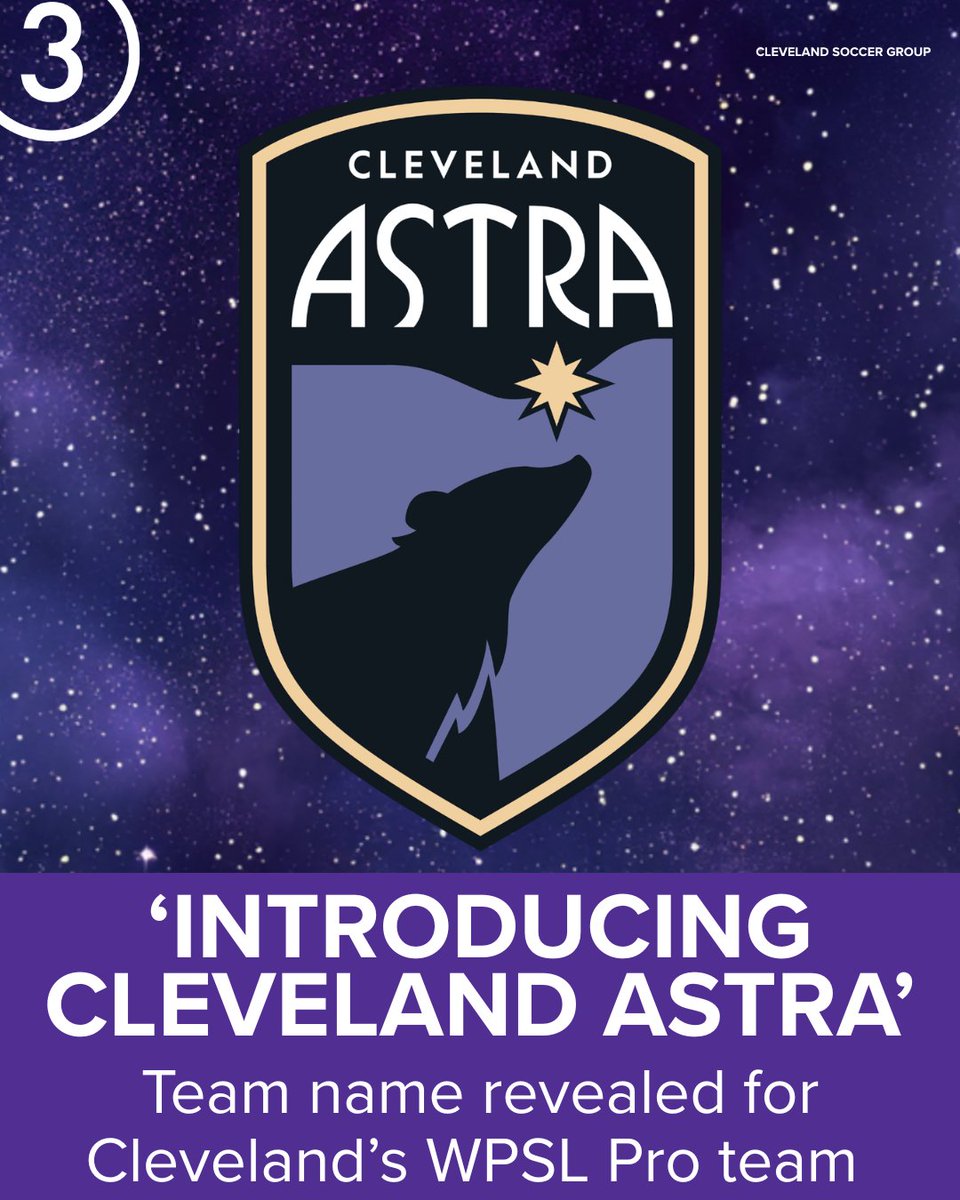 Cleveland’s first women’s professional soccer team has officially announced its name: Cleveland Astra. 

The club will begin play in the WPSL Pro League in 2028

wkyc.com/article/sports…