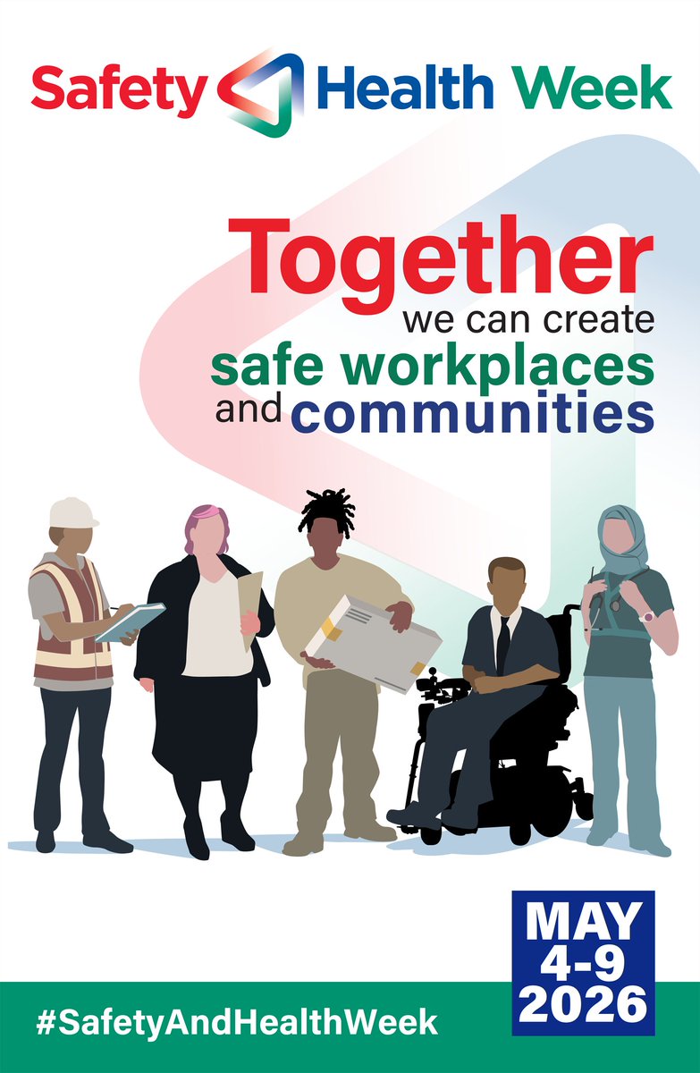 CNSOER's tweet photo. The CNSOER recognizes May 4-9 as Safety &amp; Health Week - a time to focus on the importance of preventing injury &amp; illness in the workplace, at home, &amp; in the community. Learn more about our role &amp; responsibilities in the health &amp; safety of workers : https://t.co/oe75Wq2paF https://t.co/8nsQHoRE2a