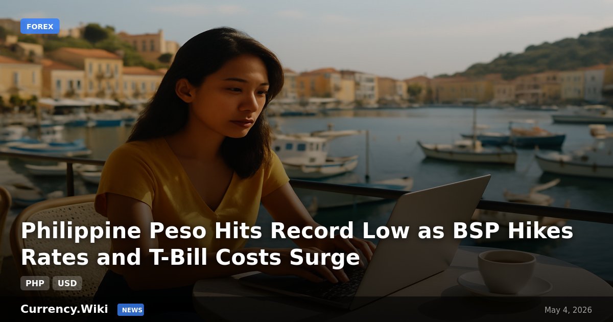 CurrencyWiki's tweet image. 📊 Philippine Peso Hits Record Low as BSP Hikes Rates and T-Bill Costs Surge

news.currency.wiki/philippine-pes…

#Forex #CentralBank