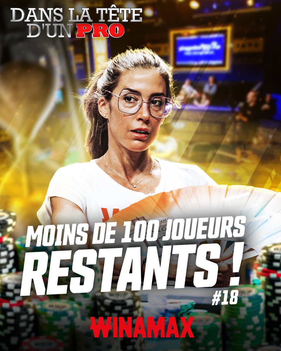 Winamax's tweet photo. 📺 Seulement 1% des joueurs au départ du Main Event des WSOP sont toujours en lice... mais Leo Margets est toujours à 100% !

🎁 Montre-nous combien il te reste de batterie, on t'envoie une power bank.

✍️ Ta réponse + RT + Like + Follow et n'oublie pas ton pseudo Winamax.