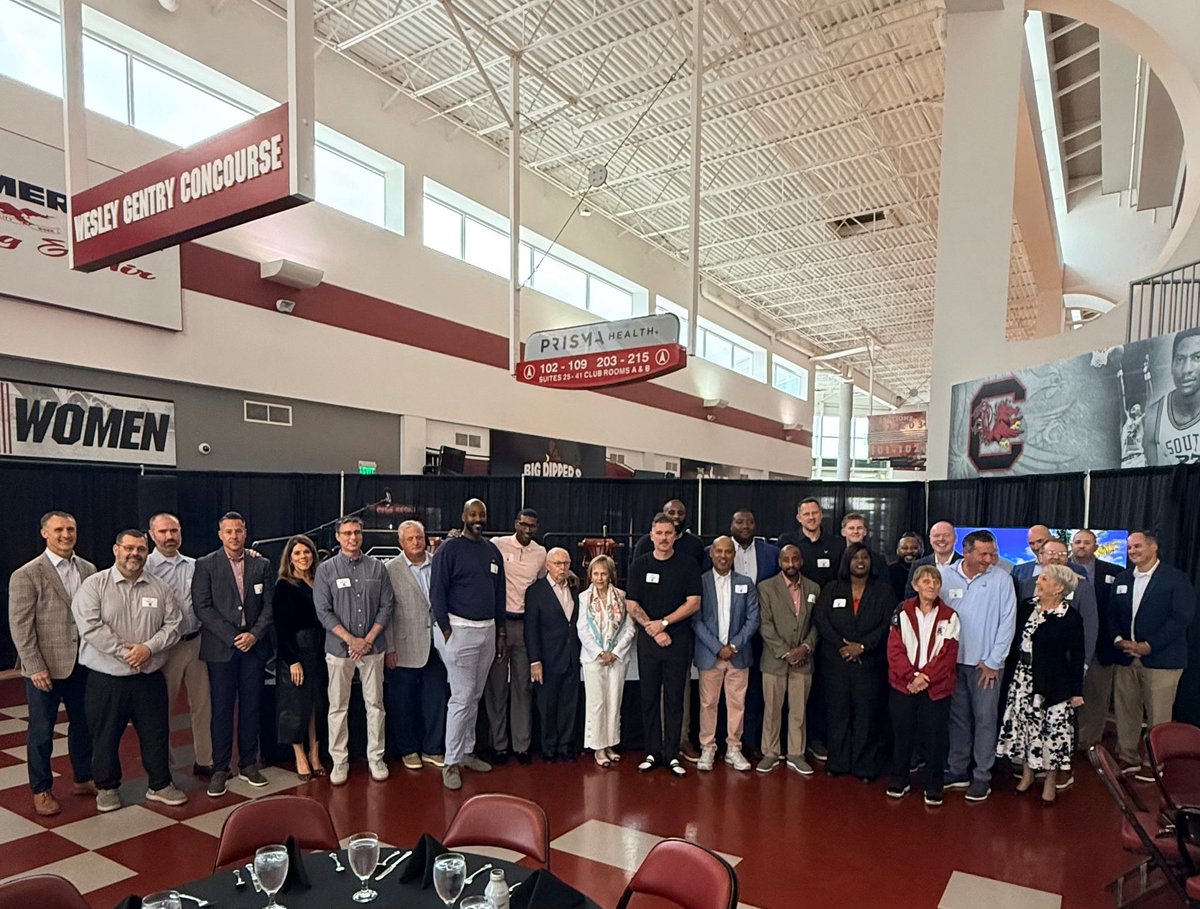 Cpowell15's tweet photo. I’m super geeked today….what a GREAT morning!!! This past weekend gave me a whole new level of energy being back with my Gamecock family. Celebrating 20 years and honoring Coach Dave Odom…man, what a special reunion. Truly unforgettable! https://t.co/zcnUzlu9OY