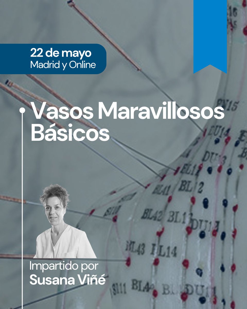 FEMTC's tweet photo. ¿Quieres profundizar en la Medicina Tradicional China? 🌿 Mayo trae cursos especializados en IFC: Cosmología China Clínica (8/5) y Vasos Maravillosos Básicos (22/5). ¡Reserva ya y potencia tu carrera! #MedicinaTradicionalChina https://t.co/CzqrdTJxLs