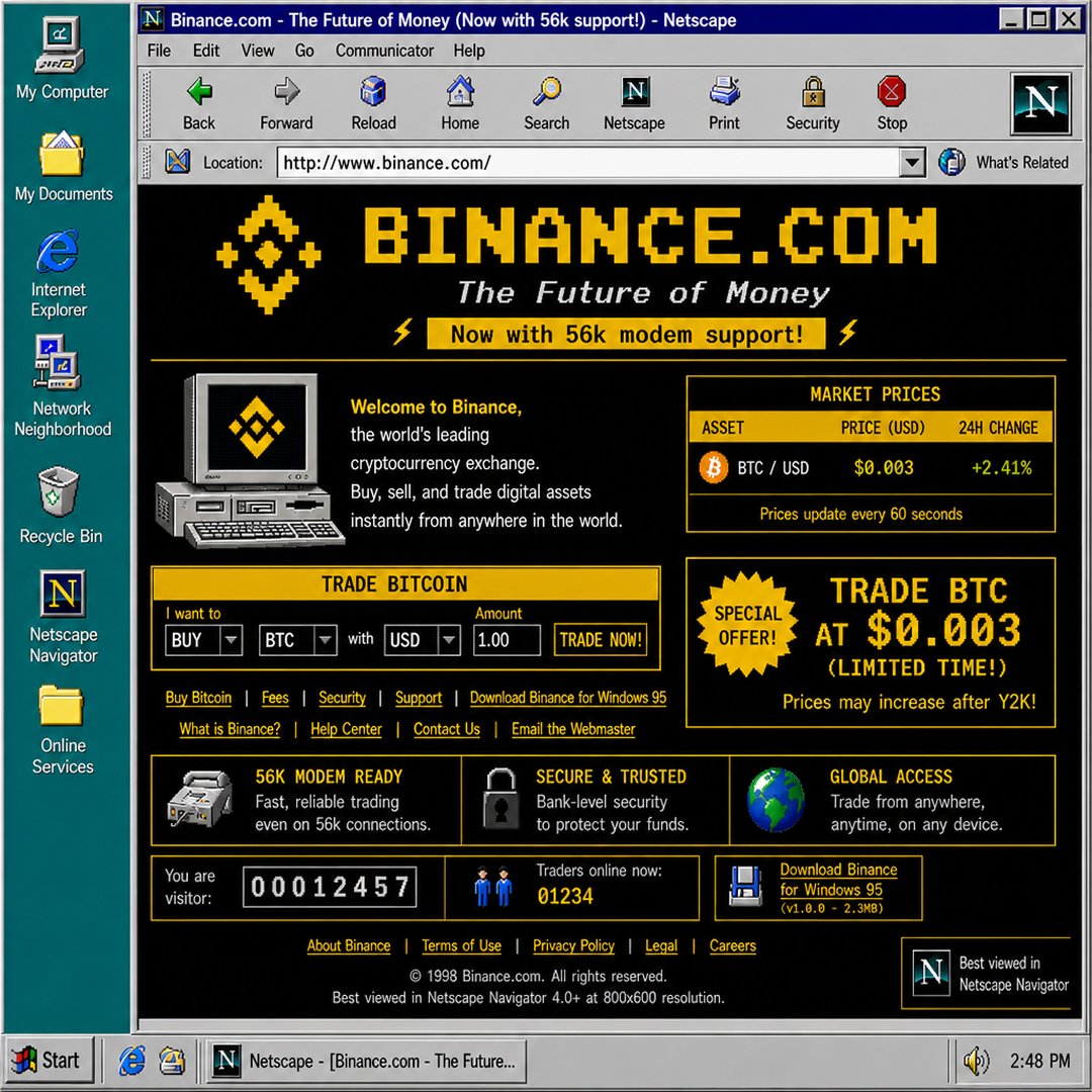 Binance tweet media