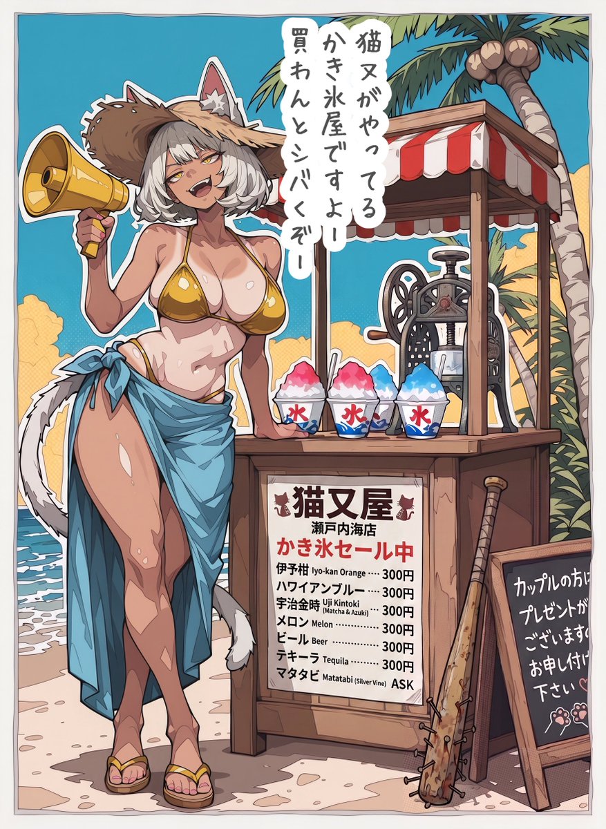ガラの悪い海の家