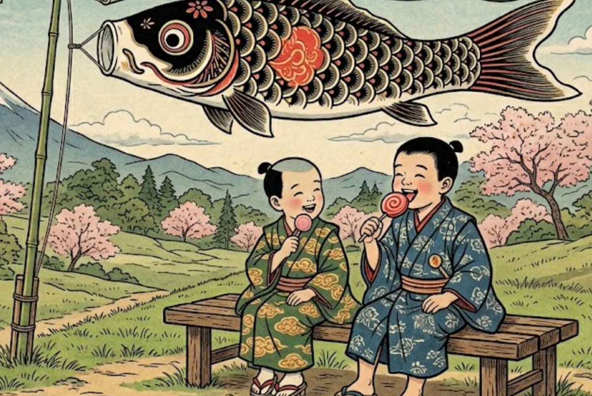 atarimono's tweet photo. Japofonías primaverales (2)

sube sube
al cielo meloso
de sueños infantiles
llegan amistados
los silencios

#poesía #Japón #haiku #tanka #ukiyoe #koinobori #子供の日 #leer #lectura #literatura #viajes #mayo #amistad #infancia #Japanesepoetry #primavera #clima #poetryonX https://t.co/L2bCgqP5WS