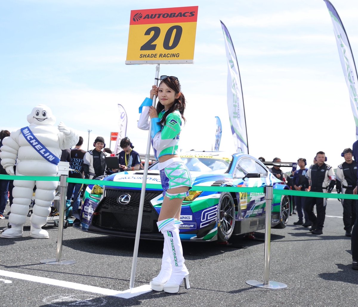 ひでさん28号 SUPER GT Rd.2 富士スピードウェイ🗻 SHADE RACINGは28番手スタート
