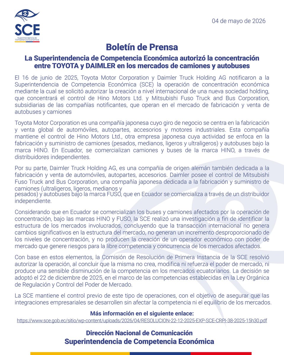Competencia Ecuador tweet media