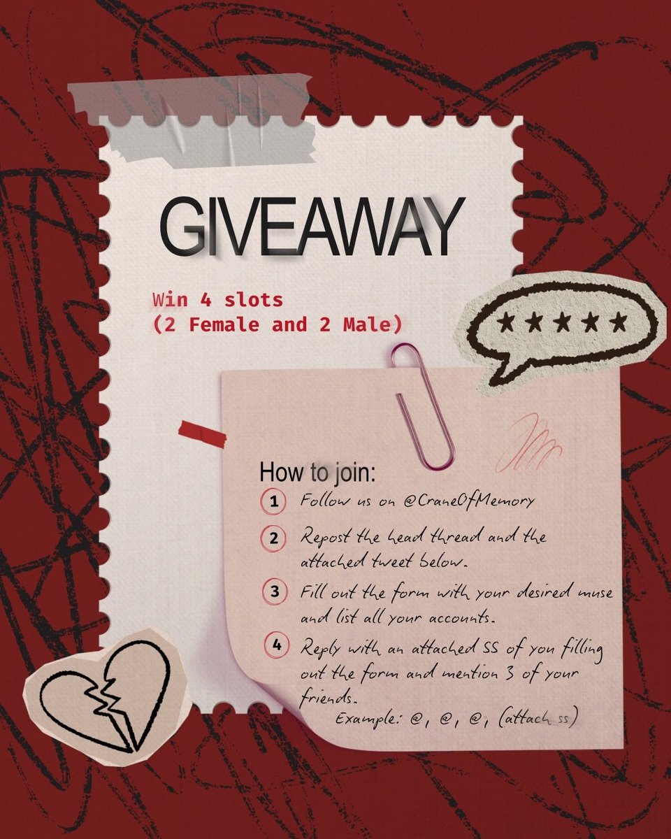️GIVEAWAY 📌 tweet media
