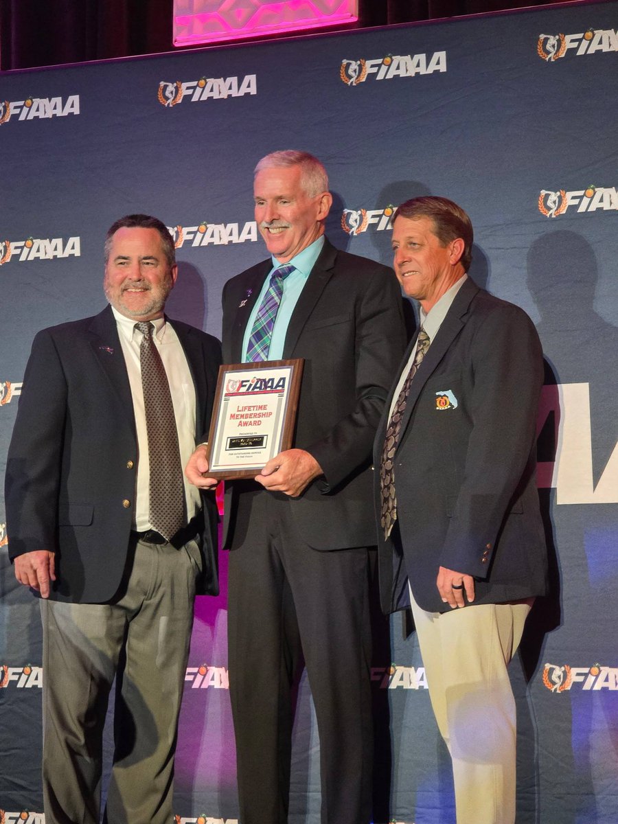 jakestouchdown's tweet photo. Very Humbled &amp; Honored to receive the FIAAA Lifetime Membership at the 2026 State Conference!  Still Living the Dream! @FIAAANews @FHSAA @FACACoach @Maclayschool @maclayathletics @palmertrinity @goboxers @ClarkCollege @NIAAA9100 @Hudl @gogipper @SidelineInt https://t.co/xSgcOtNlk6