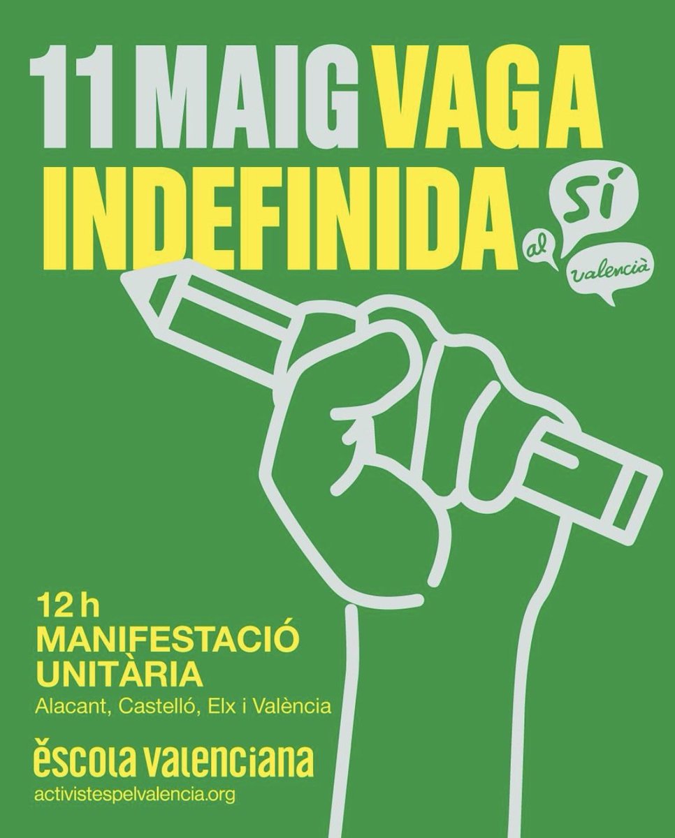 inyaki_talens's tweet photo. L'educació pública no pot més!
Catalunya i País Valencià enceten jornades de lluita històriques.
Uns amb govern del @socialistes_cat i altres del @ppcv. Res més a afegir. https://t.co/q1LB2xzDgb