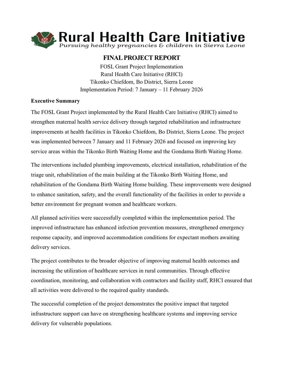 Friends of Sierra Leone tweet media