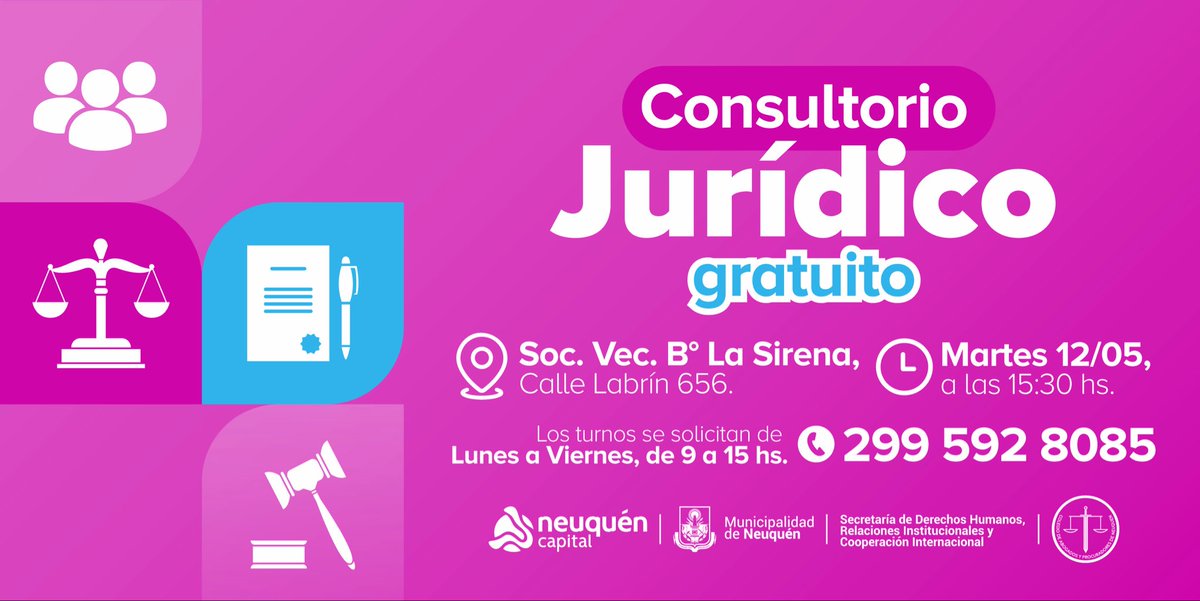 Secretaría de DDHH, Rel Institucionales y Coop Int tweet media