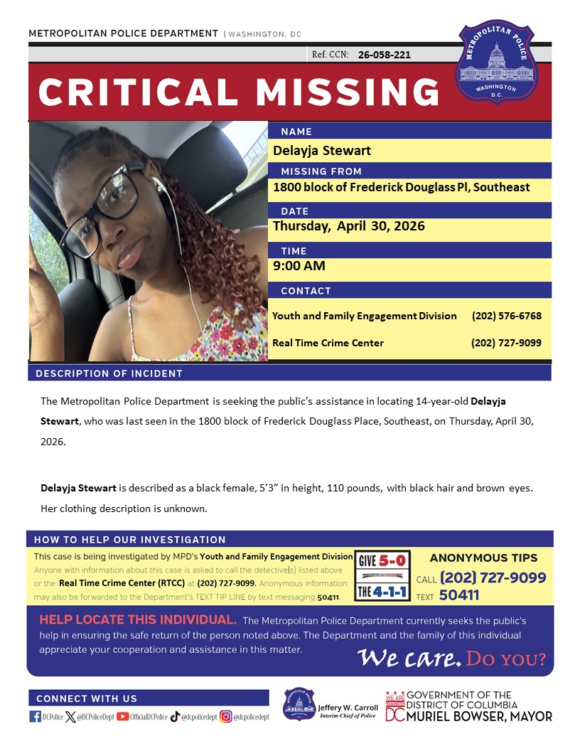 DC Police Department tweet media