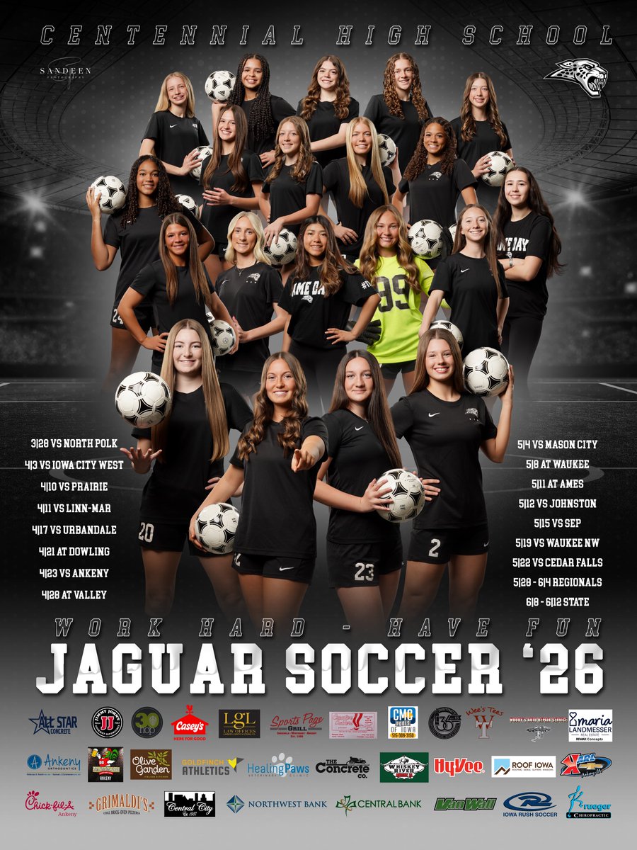 ACHSJagsSoccer's tweet photo. Game Day: The Jags welcome Mason City to @AnkenyNorthview (Ankeny Stadium) for games at all levels: JV2 @ 4:45, JV1 @ 6:00, and Varsity @ 7:30. Let's go, Jags! #tfp #workhardhavefun https://t.co/P8c0tx1ZH5