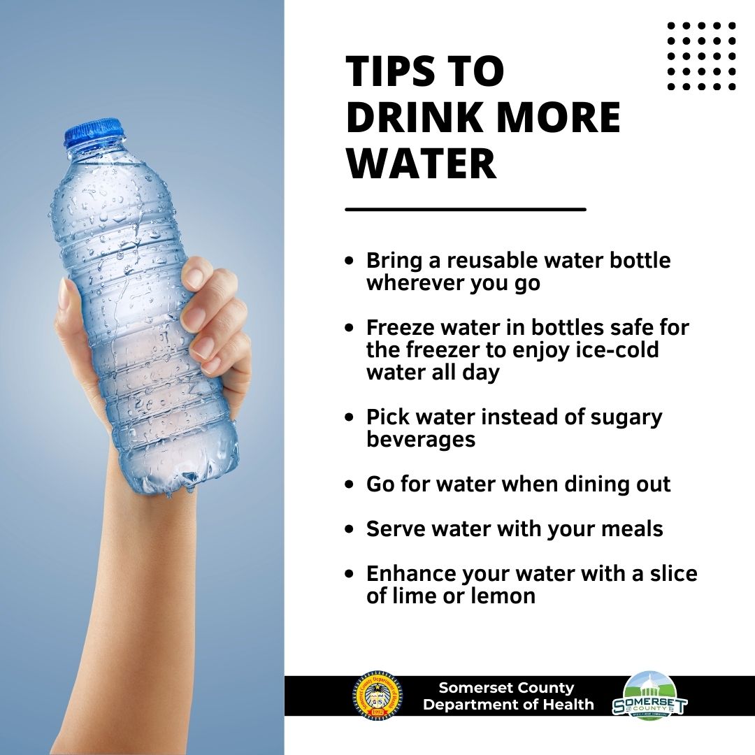 SCHealthDept's tweet photo. 💧 Stay Hydrated, Stay Healthy!  💧
Getting enough water each day is essential for your overall health.
Water helps your body function properly and prevents dehydration—so keep sipping!
https://t.co/ARt27QxdsV https://t.co/lV6Xe4KO9D