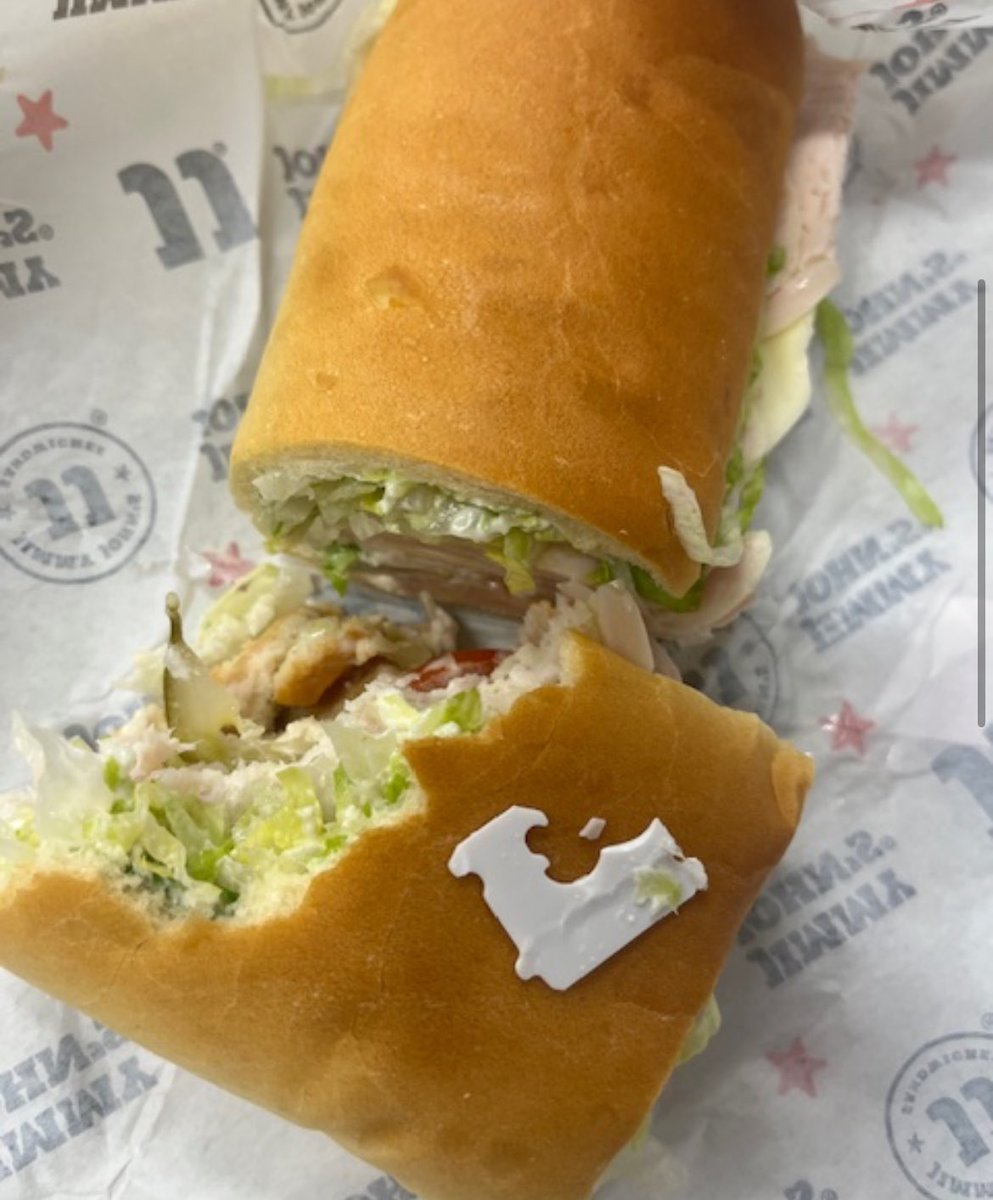 alexatherese216's tweet image. Welp it’s been over a week without a response from @jimmyjohns so I’m resorting to publicly posting the photos of the gash inside my mouth caused by a plastic tag in my sandwich on 4/23/26 #JimmyJohns #CustomerService #Help #Ouch