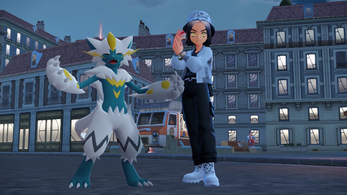 DoubleCrossArt's tweet photo. Very late to the party but I finally transferred my shiny Zeraora to ZA! It looks so cool :D

#PokemonLegendsZA https://t.co/AInfcv1VVD
