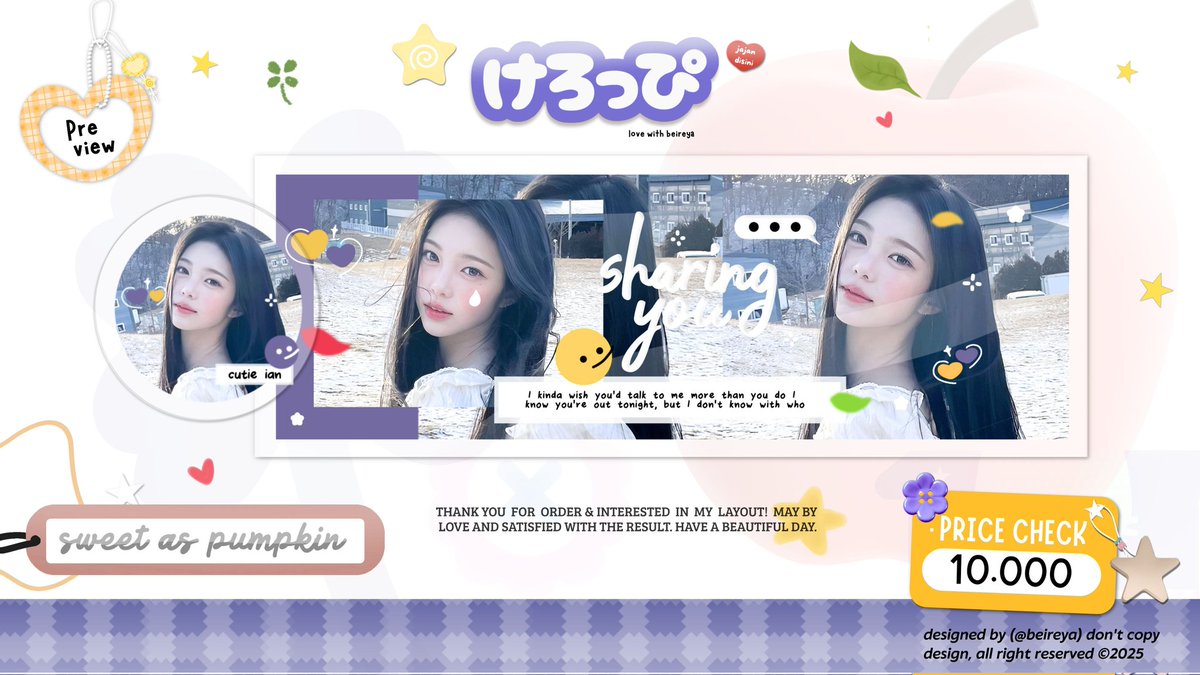 Help repost ya, thanks 🥰

Haloo! Aku ada bawa layout ready stock H2H Carmen, jiwoo &amp; ian  yg bisa sung take sekarang juga

💰 : QRIS ONLY 
💸 : cek pict

🤗 order ke tele cek reply

#bealanja