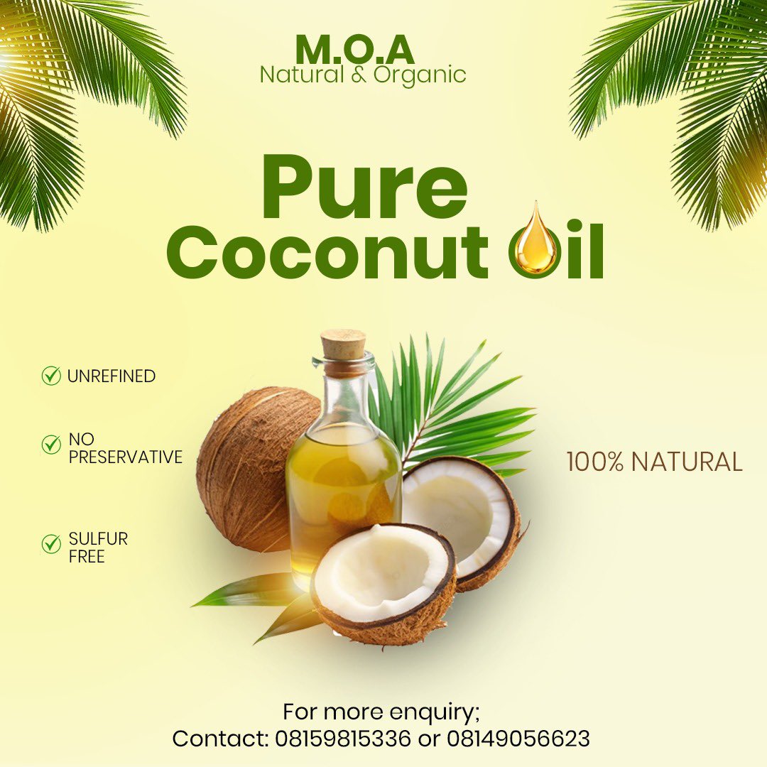 I’m excited to officially introduce my new business to you all 🤍🥥

It’s fully in line with my field of profession, and I’m bringing you quality you can trust every time 😊🙏🏽

I sincerely appreciate your love and support, and I’d be grateful if you patronize and share with