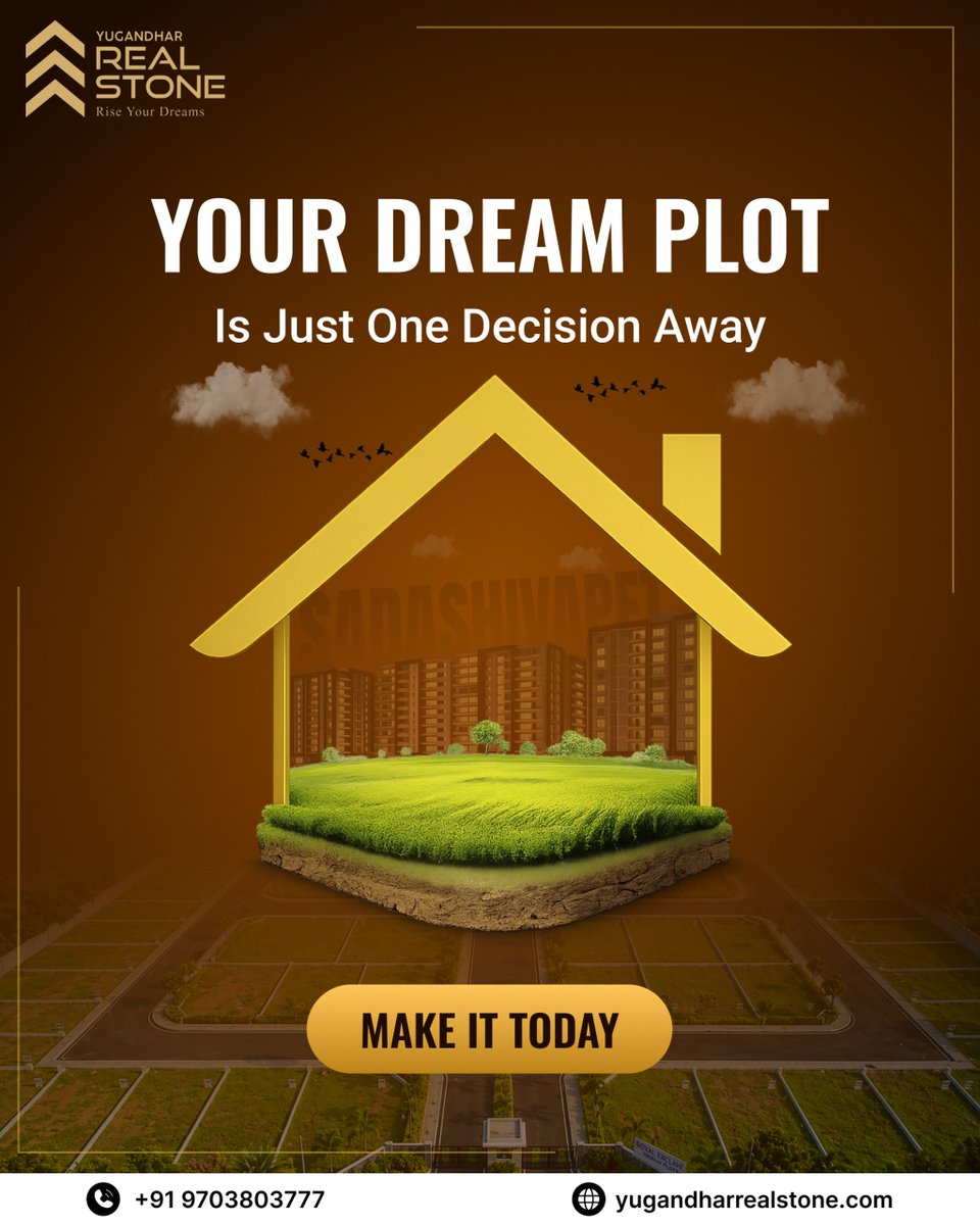 YugandharPlots's tweet image. One smart decision today = a stronger tomorrow 🏡
Own a premium plot in a high-growth location.

📍 Prime Location | 📈 High Returns | 🛣️ Connectivity

📞 +91 9703803777

🌐 yugandharrealstone.com

#OpenPlots #RealEstate #LandInvestment #Yugandharrealstone  #HyderabadRealEstate