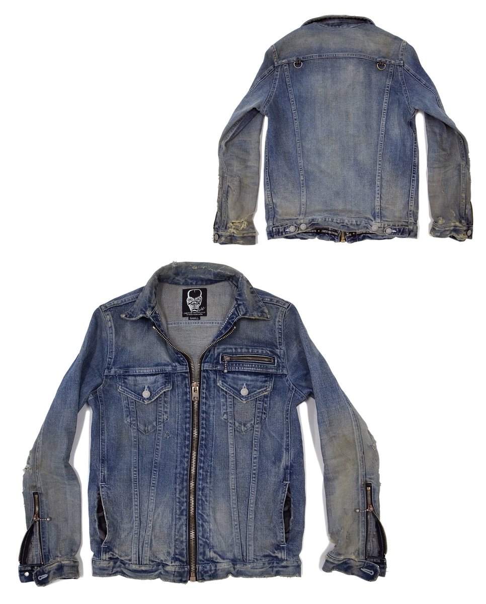 greed_store's tweet image. 【9日（土）より価格改定!!】

★M、Lサイズ共に残り2着のみ!!

⁡#creaturefromtheliving 
⁡
●「BRiXTON」Stretch Denim Jacket!!
⁡
オリジナルの「BLACK THRASH」耳付きストレッチ・デニム!!
程よい厚みで幅広いシーズンご着用頂けます!!

◎ご購入はコチラ
greedxxx.shop-pro.jp/?pid=153972242