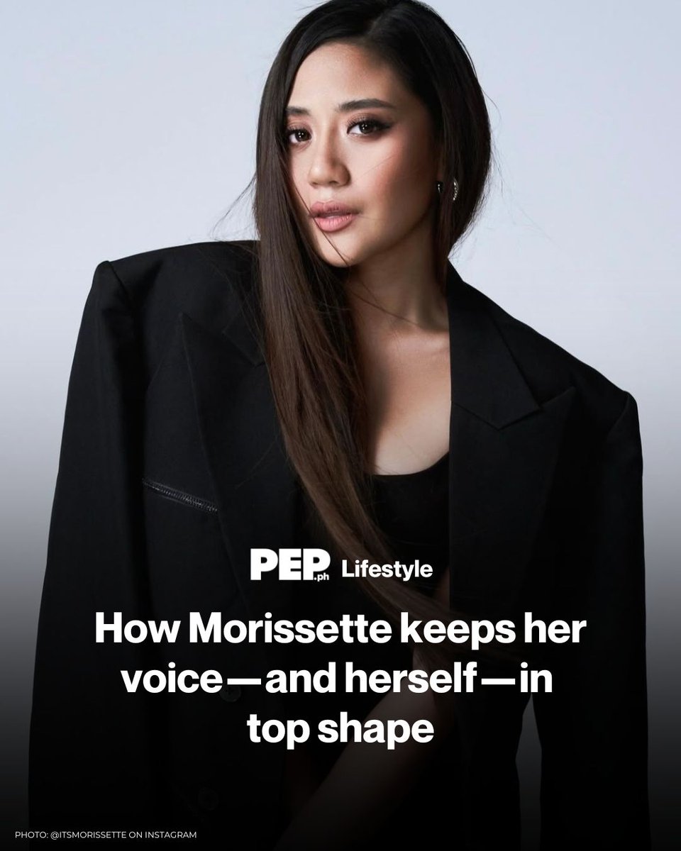 #PEPSelfCare: Morissette shares that staying in peak condition comes down to simple but consistent habits like getting enough sleep, staying hydrated, and doing light daily movement. 

Read: tinyurl.com/3cdyd5td