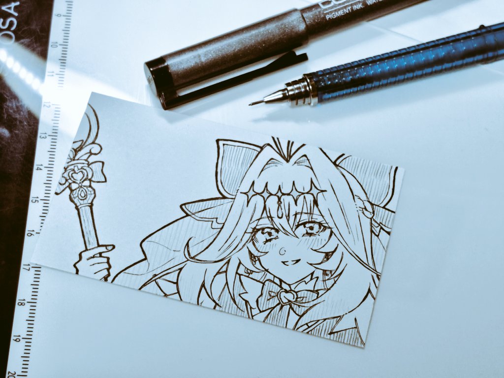 nPandAn's tweet photo. 斯々然々で描いてみたｷｭｱｱﾙｶﾅｼｬﾄﾞｳさん https://t.co/6n28HAU24d