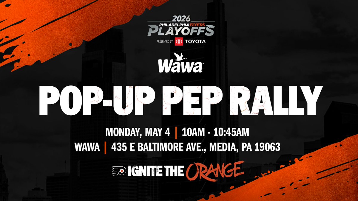 x - Philadelphia Flyers tweet media