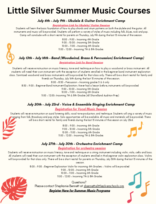 LS_Schools's tweet photo. Please see information about summer Music Enrichment programs. https://t.co/xyMLklcWuR