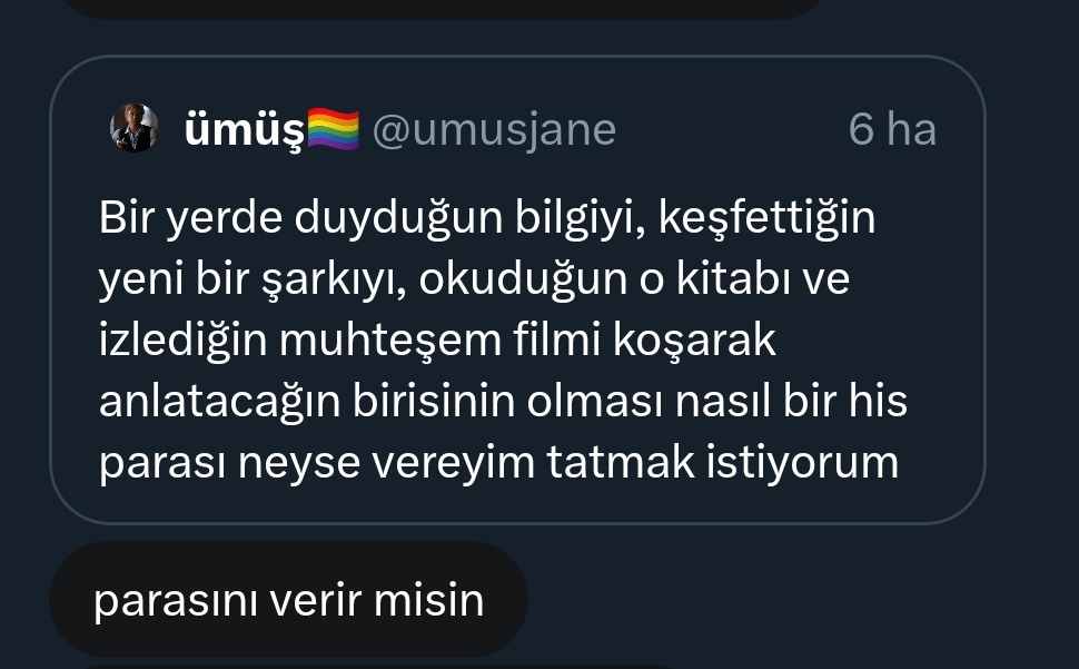 Ben bu kıza çulsuz olduğumu söylemeyi unuttum