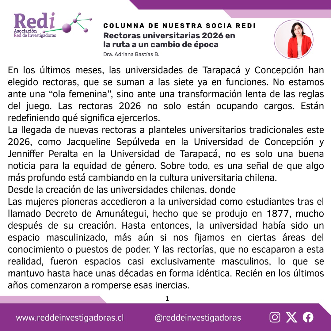 Asociación Red de Investigadoras tweet media