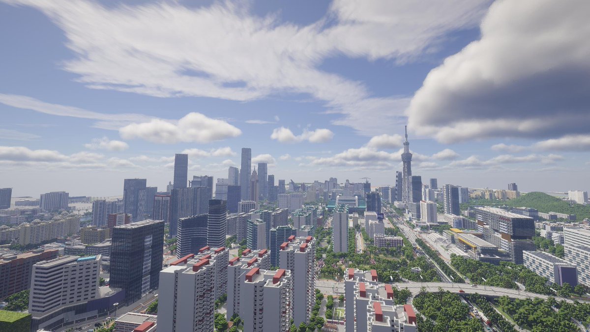 sodaTSN's tweet photo. 【minecraft】柒北天际线(3)
#minecraft #minecraftbuilds
#GNwork https://t.co/HVEwuFJTdx
