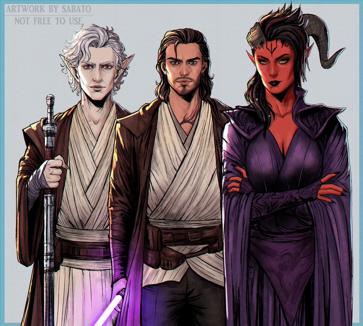 May the 4th be with you! ✨

#Maythe4thBeWithYou  #starwars #baldursgate3 #bg3 #astarion #gale #karlach