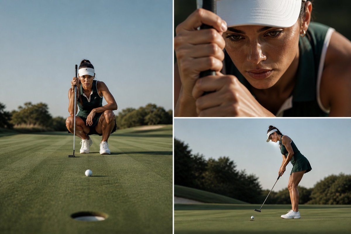 Luxury Golf Editorial Collage
