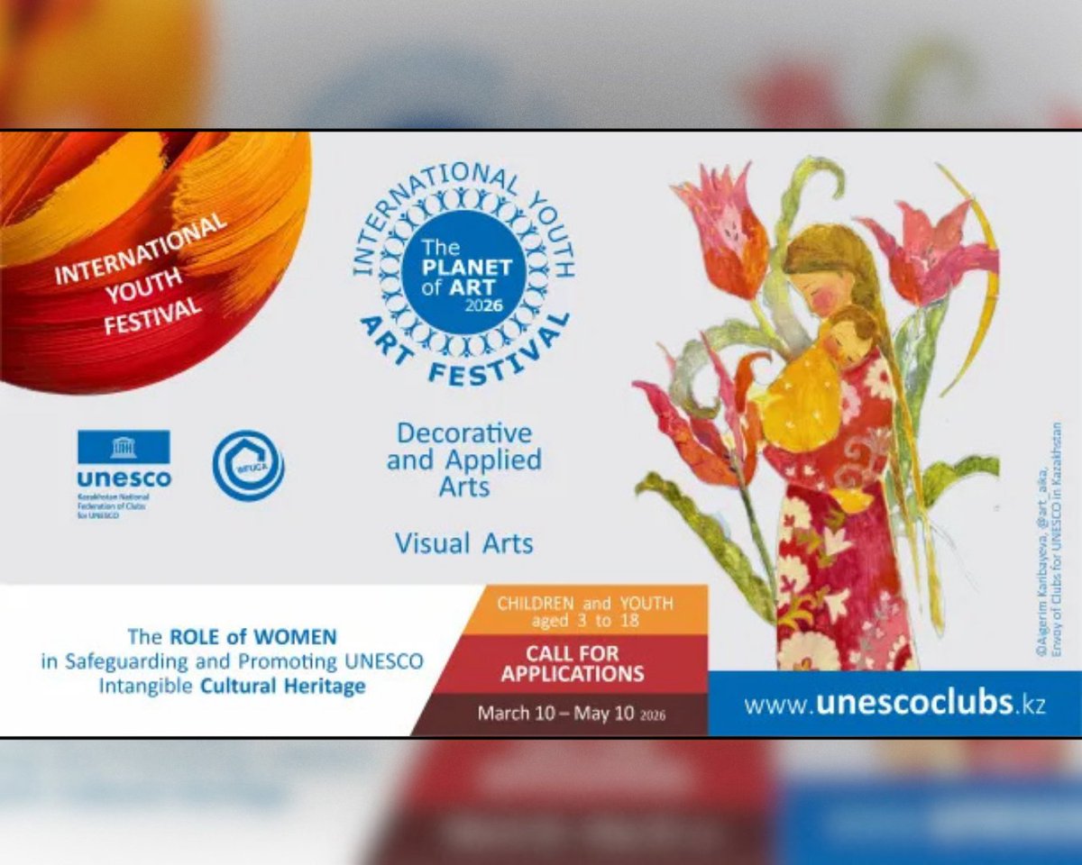 sangeetnatak's tweet photo. Call for Applications: The Planet of Art – 2026

Young artists (3–18 yrs) are invited to participate under the framework of UNESCO...
(1/2) https://t.co/Q2bA4Unvgf