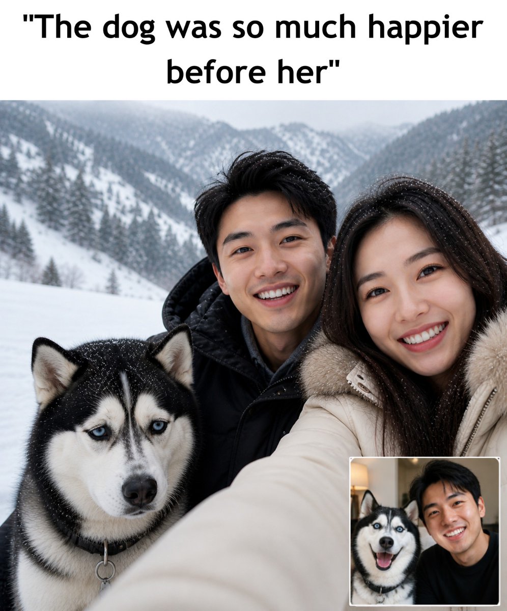 chirag54603's tweet image. The Girl Changed the relationship between Boy and Dog 😂
#Memes #Fun #Genz #GenZHumor