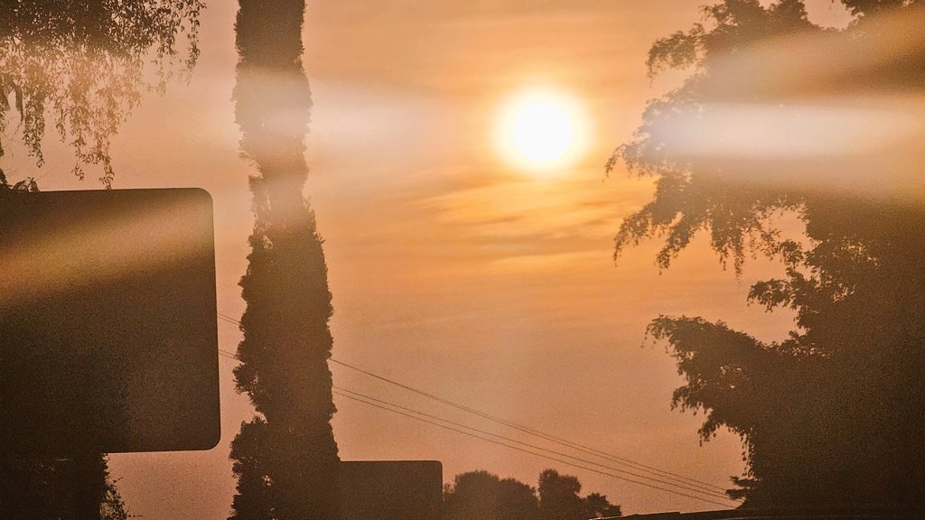 Buenos dias 🙂 está potente el solito hoy 🥵 😅  #felizlunes