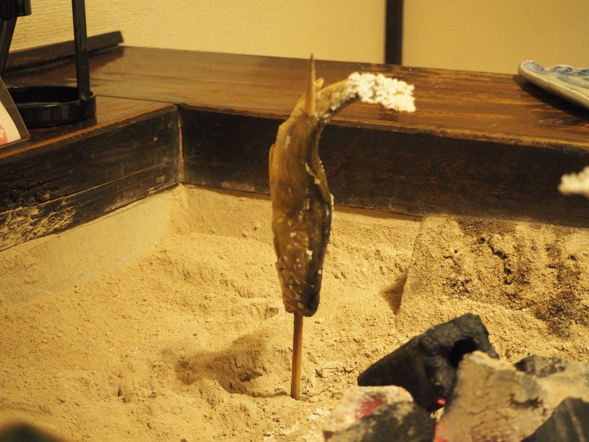 美味しいお肉とお魚いただいてます。一日半のGW満喫