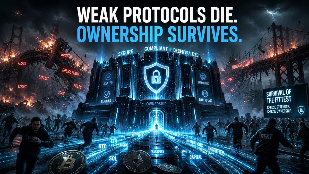 Citizen_Namplus's tweet image. April hacks weren’t random. They exposed fragile bridges and social engineering.
Result? Capital fleeing to compliant, secure layers. This is Darwinism in action—weak protocols die, ownership primitives thrive.

#Web3 #Crypto #CyberSecurity