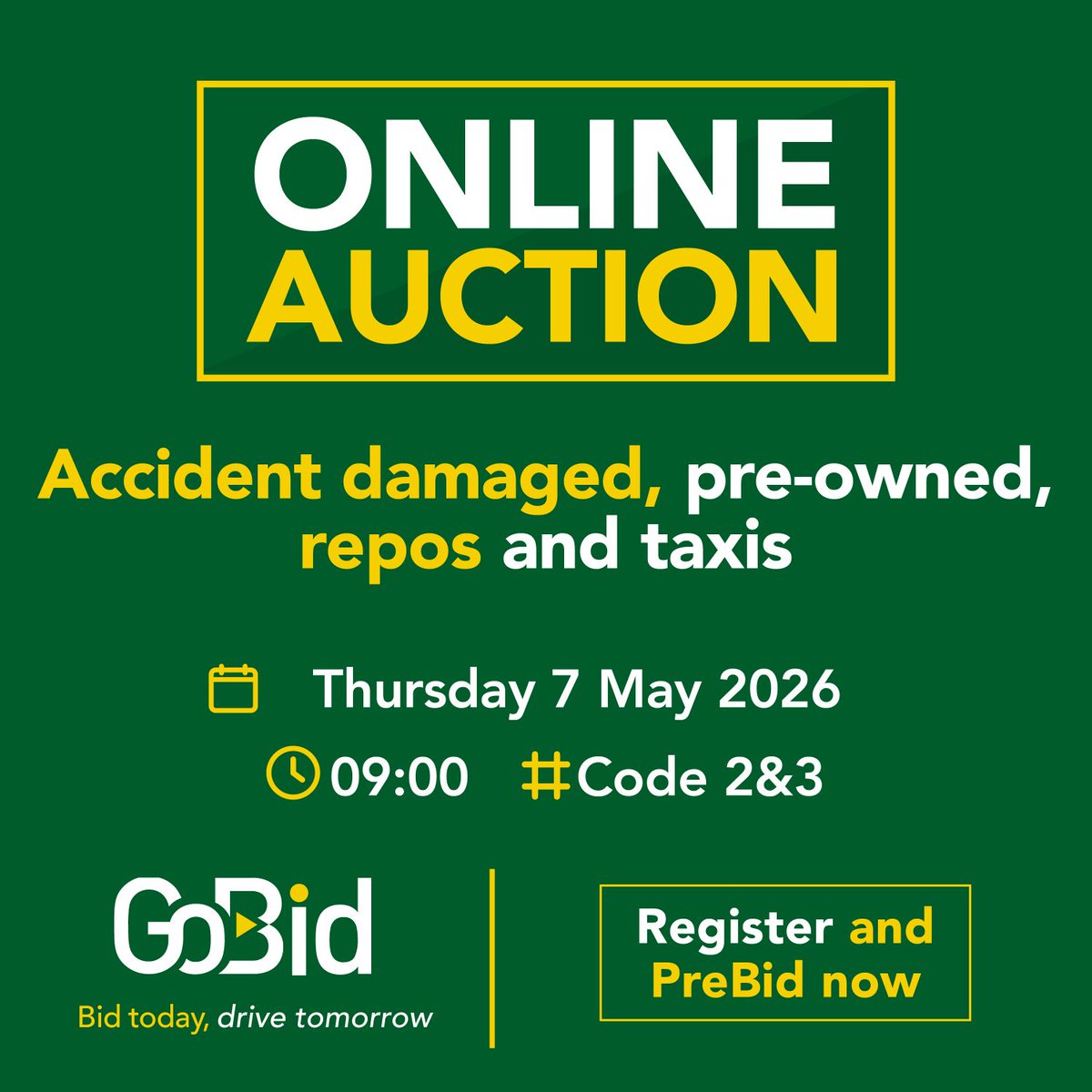 GoBid tweet media