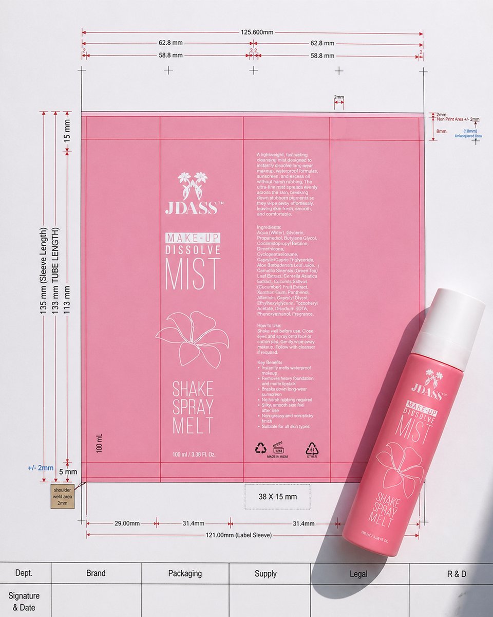 jdassofficial's tweet image. Makeup off, glow still on 💖✨
No tugging, no harsh rubbing—just pure magic in a bottle.
#makeupremoval #skincareessentials #glowingskin #beautyroutine #gentleskincare #makeupremover #selfcareroutine #skincareaddict #beautycare #glassskin #jdass