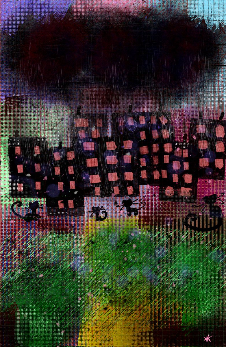View4Y52692's tweet image. " Let us in....!" #weather #cats #outside #art