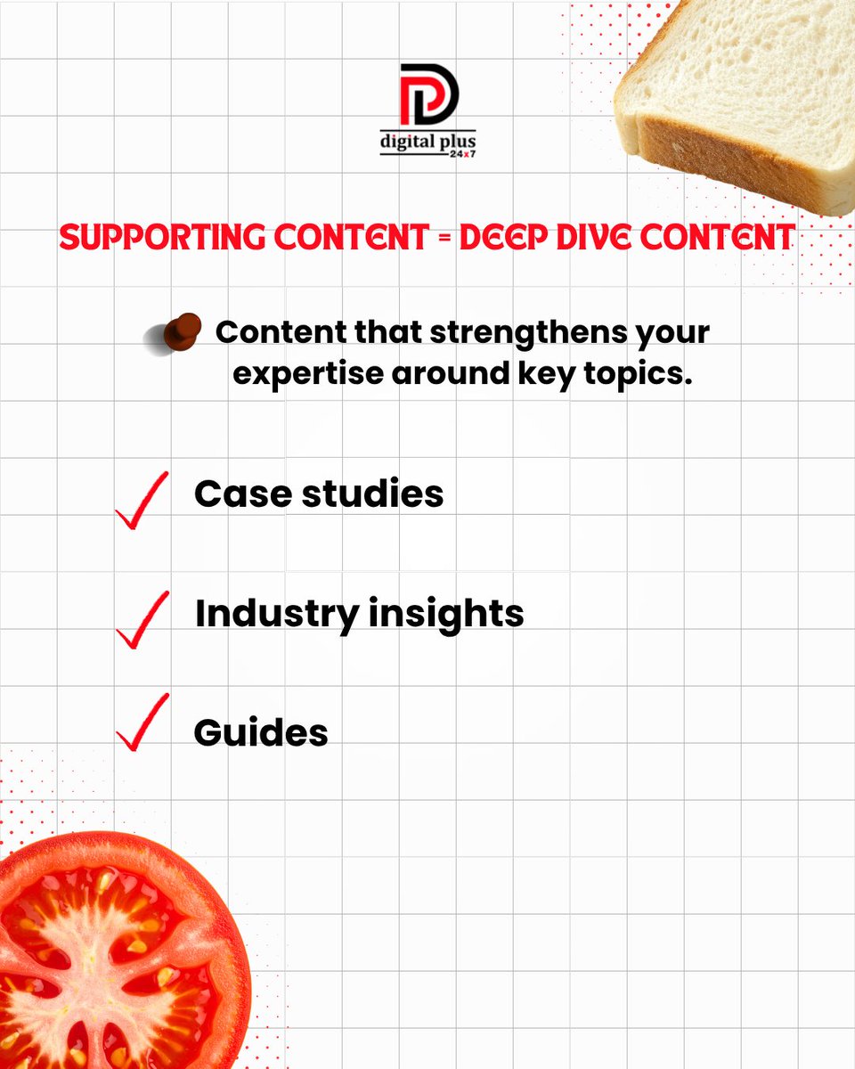 Digitalplus24x7's tweet photo. A strong SEO strategy is not built on one piece of content, it’s layered with purpose. The “Content Sandwich” approach focuses on creating a balanced mix that attracts, supports, and converts your audience at every stage.

Start by targeting informational searches to bring in new visitors who are actively looking for answers. Backlinks then help build authority and drive consistent organic traffic, while supporting content like case studies and in-depth guides strengthens your core topics and keeps your website relevant.

Adding clear location-based information ensures your business shows up in local, regional, and even national searches, putting you right where your audience is searching. When all these layers come together, your content does more than rank — it performs, engages, and delivers long-term growth.

#digitalplus24x7 #india #design #seo #blog #digitalmarketing  #marketing #socialmediamarketing #branding #socialmedia #trendingreels #trending